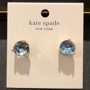 KATE SPADE Light Blue ‘Rise and Shine’ Blue and Gold Earrings